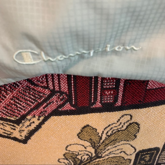 Champion Lite Green Windbreaker Size L - Picture 4 of 7